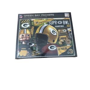 NFL Retro Series Puzzle - 500 Pieces Green Bay Packers, Sealed & New